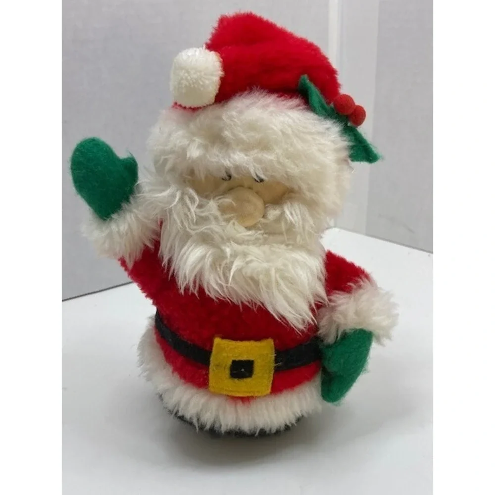 Vintage American Greetings Corporation Santa Claus‎ Stuffed Christmas Plush 8 in